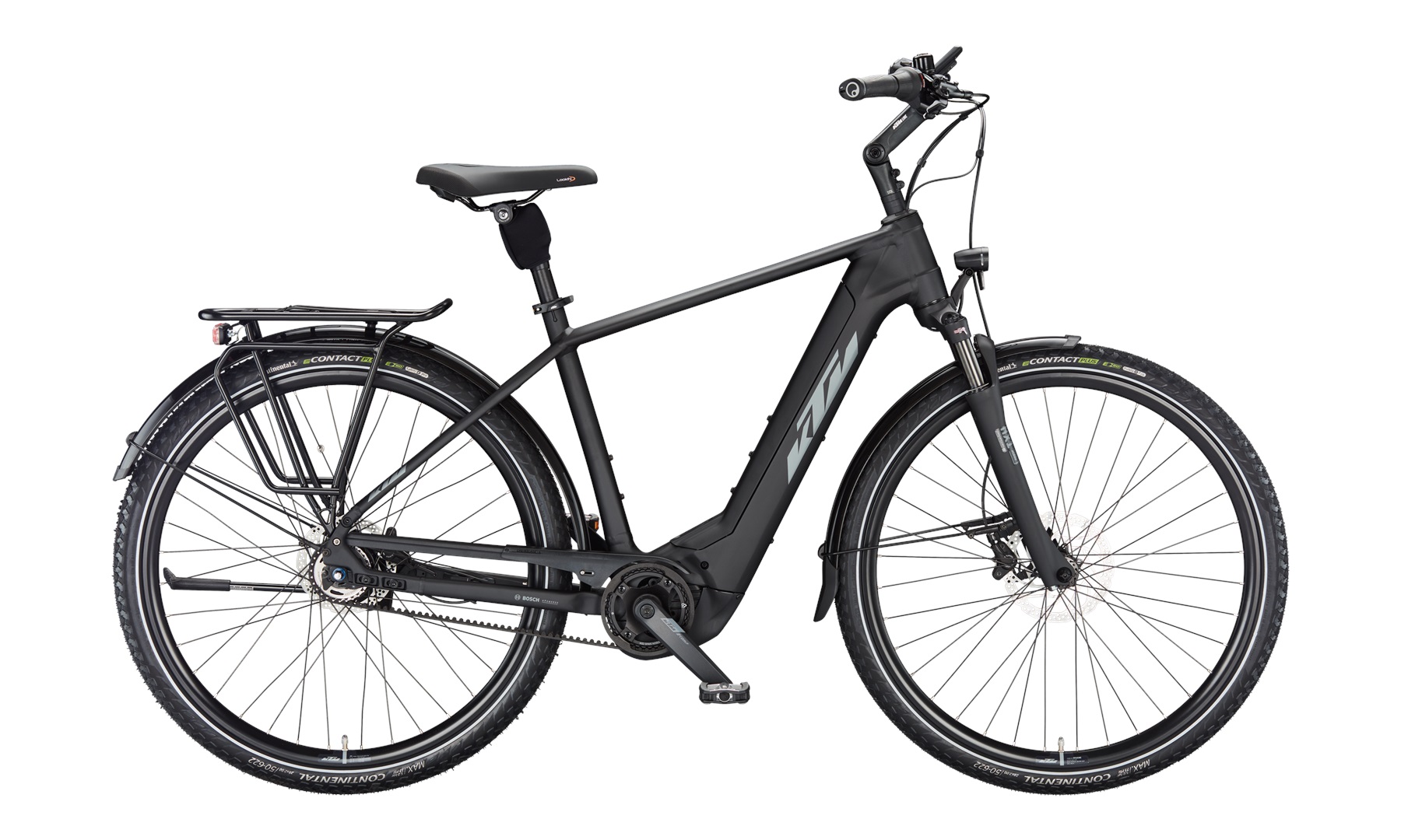 E-Bike Cityrad KTM Macina City 610 Belt 625 Wh Herren schwarz 2025 60 cm