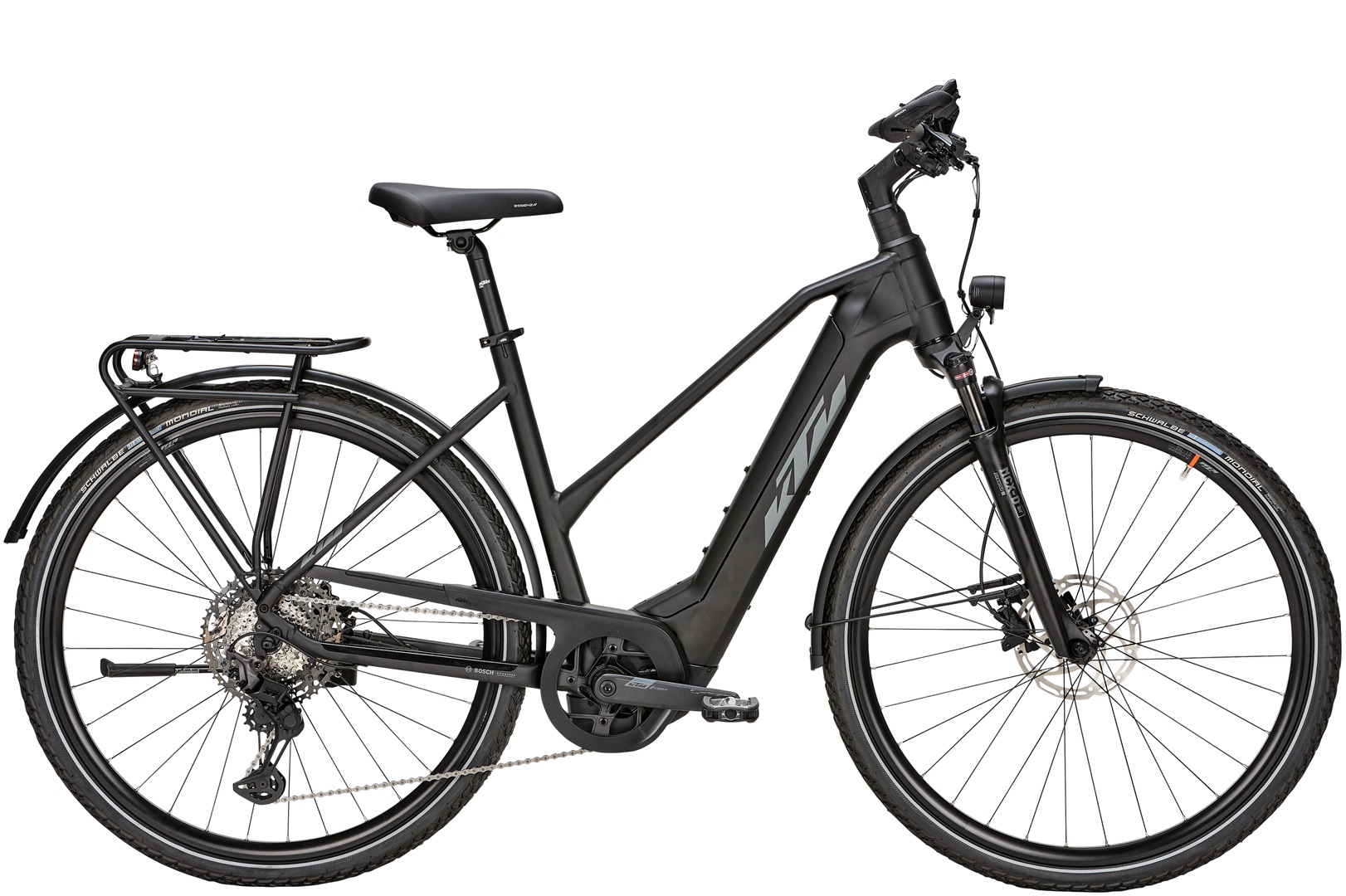 E-Bike KTM Power Sport 11 Plus 750 Wh Damen Trapez schwarz 2024 51 cm