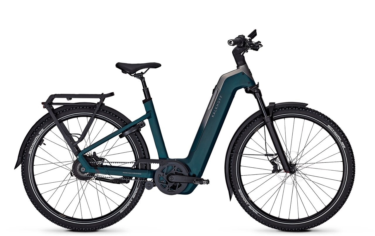 E-Bike Kalkhoff Entice 5+ Advance Belt 800 Wh Damen grün 2025 58 cm