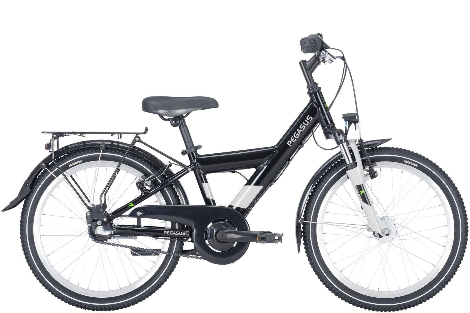 Pegasus Avanti 20'' 3-Gang Jungen schwarz 2025