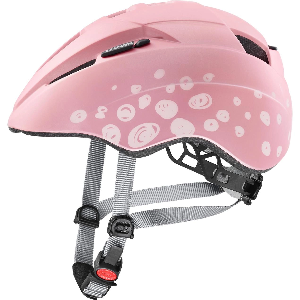 Uvex kid 2 cc pink polka dots