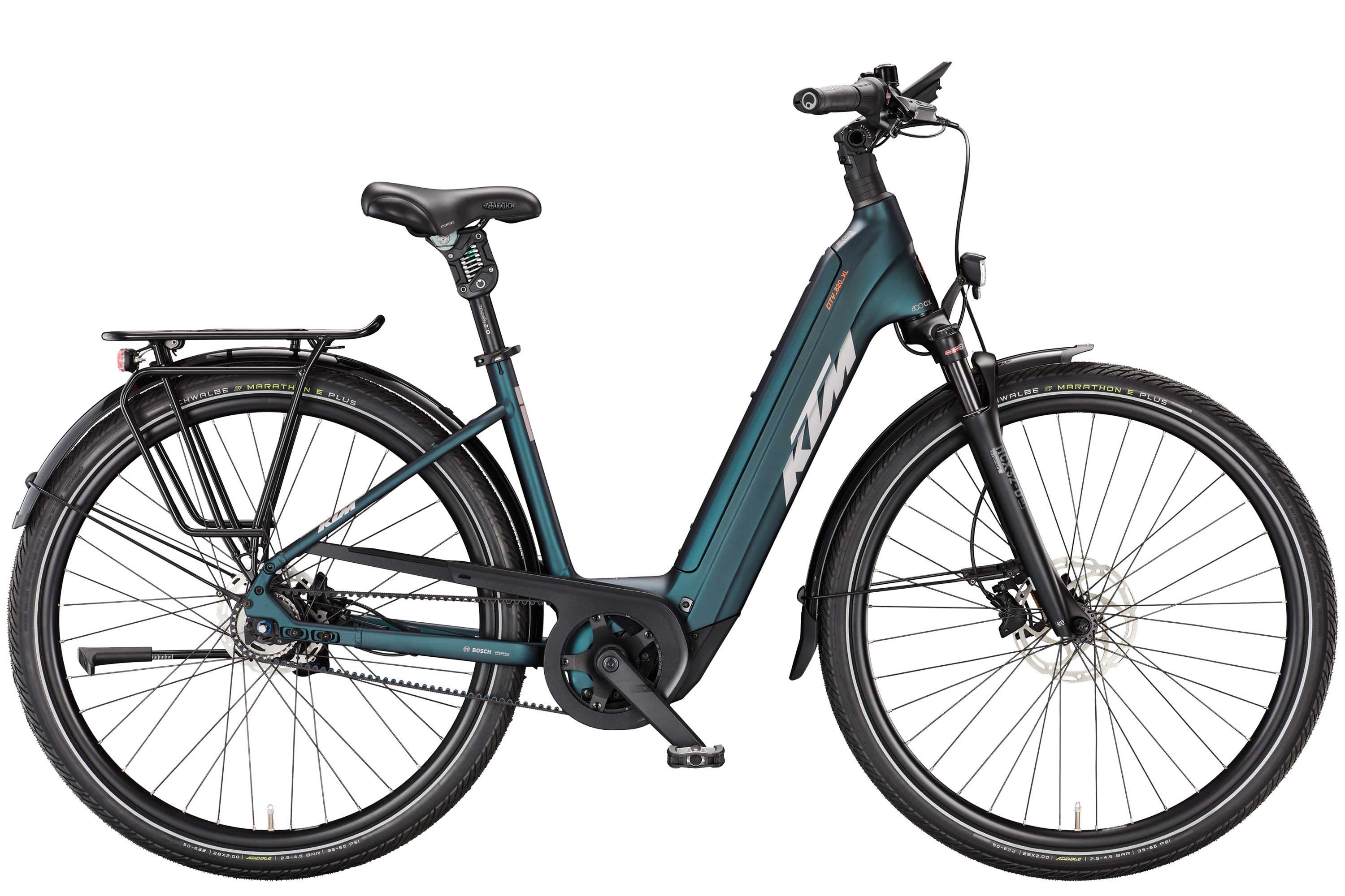 E-Bike KTM Macina City 820 XL Belt 800 Wh Damen blau 2026 56 cm
