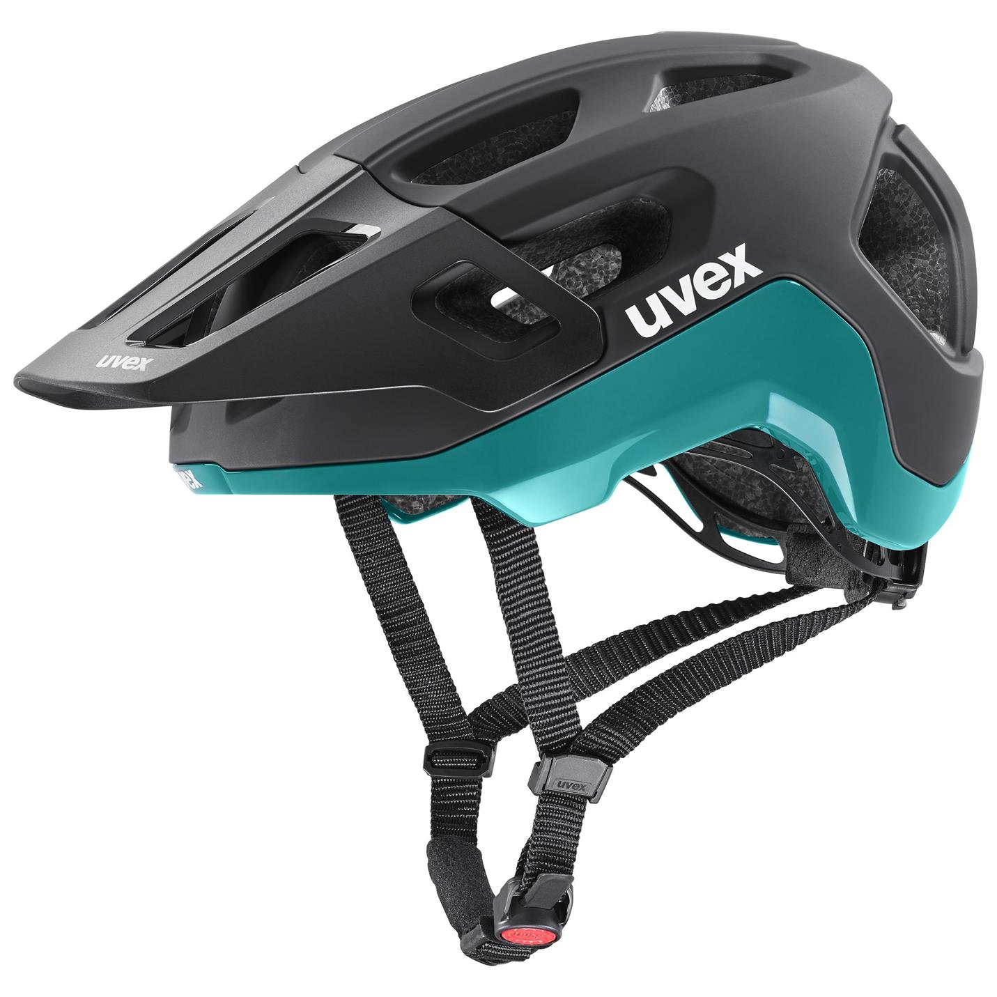 Uvex react black-teal matt