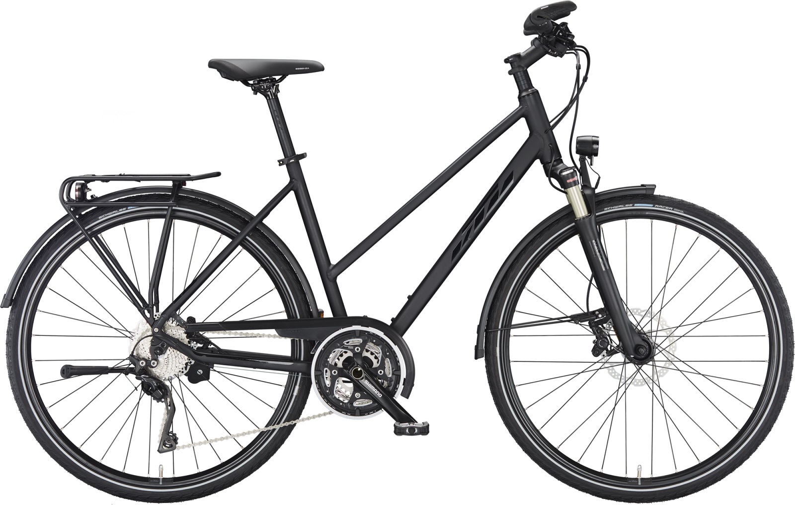 Citybike KTM Maranello Light Disc Damen Trapez schwarz 2024 51 cm