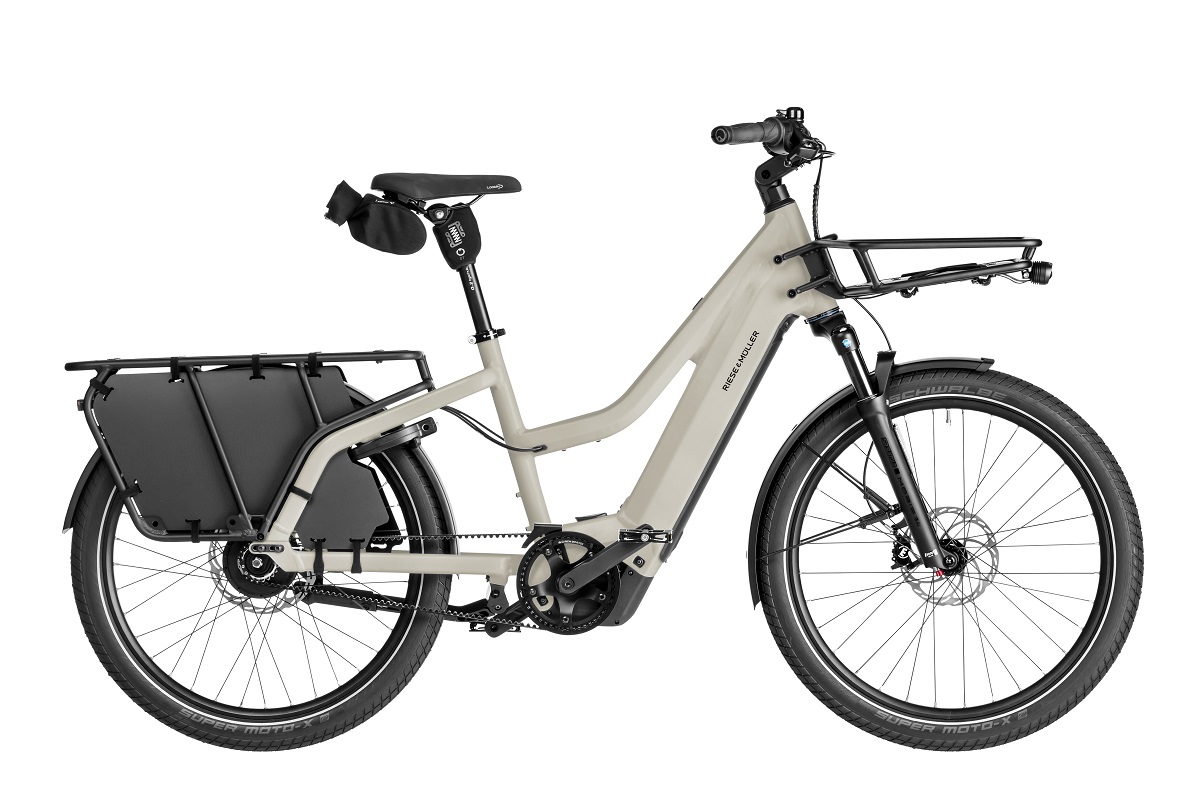 E-Bike Lastenrad Riese & Müller Multicharger3 Vario 750 Wh Damen Mixte beige 47 cm