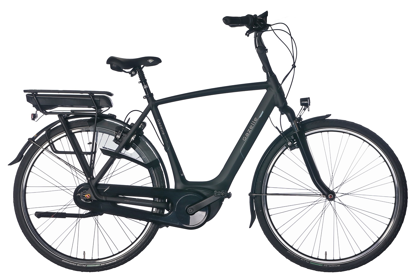 E-Bike Hollandrad Gazelle Arroyo C7+ HMB 500 Wh Herren schwarz 2023 57 cm