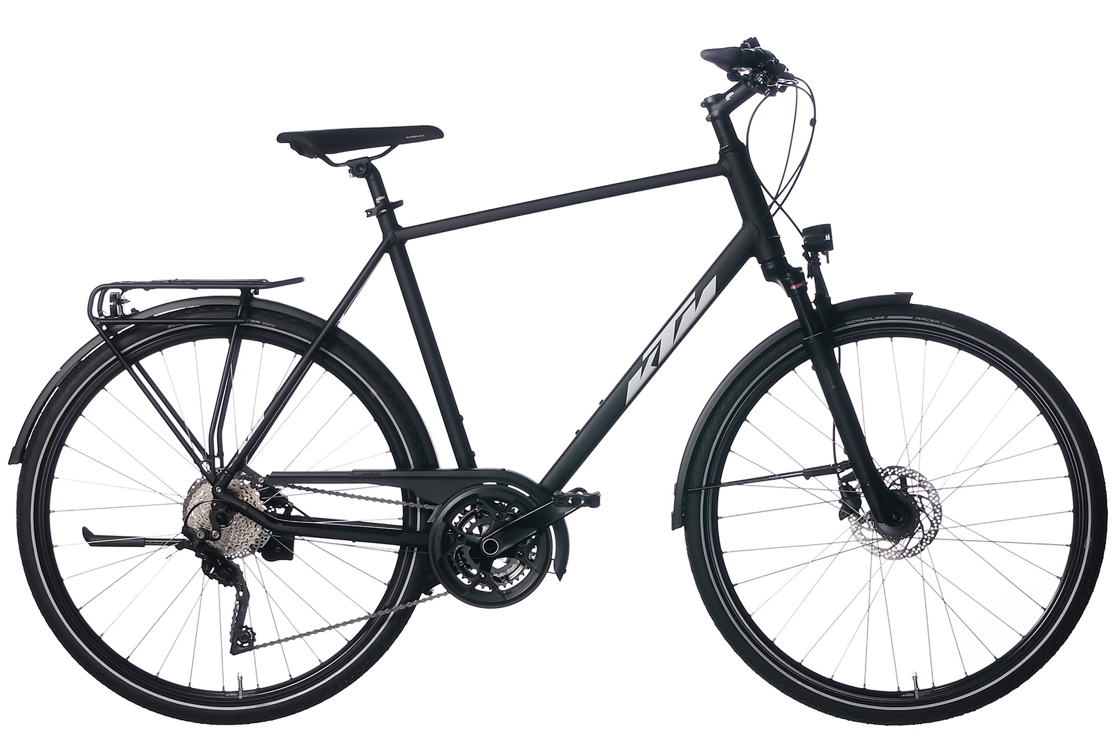 Fahrrad KTM Veneto Light Disc Herren schwarz 2024 60 cm