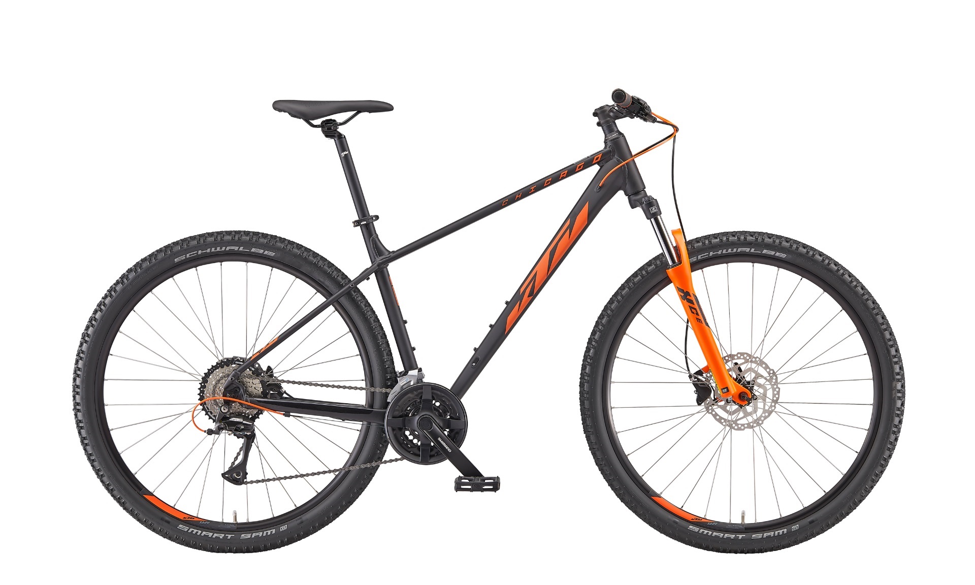 Fahrrad KTM Chicago 272 27,5'' schwarz 2024 38 cm