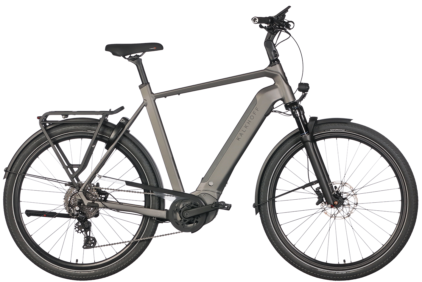 E-Bike Kalkhoff Endeavour 5.B Advance+ 625 Wh Herren grau 2023/2024 63 cm