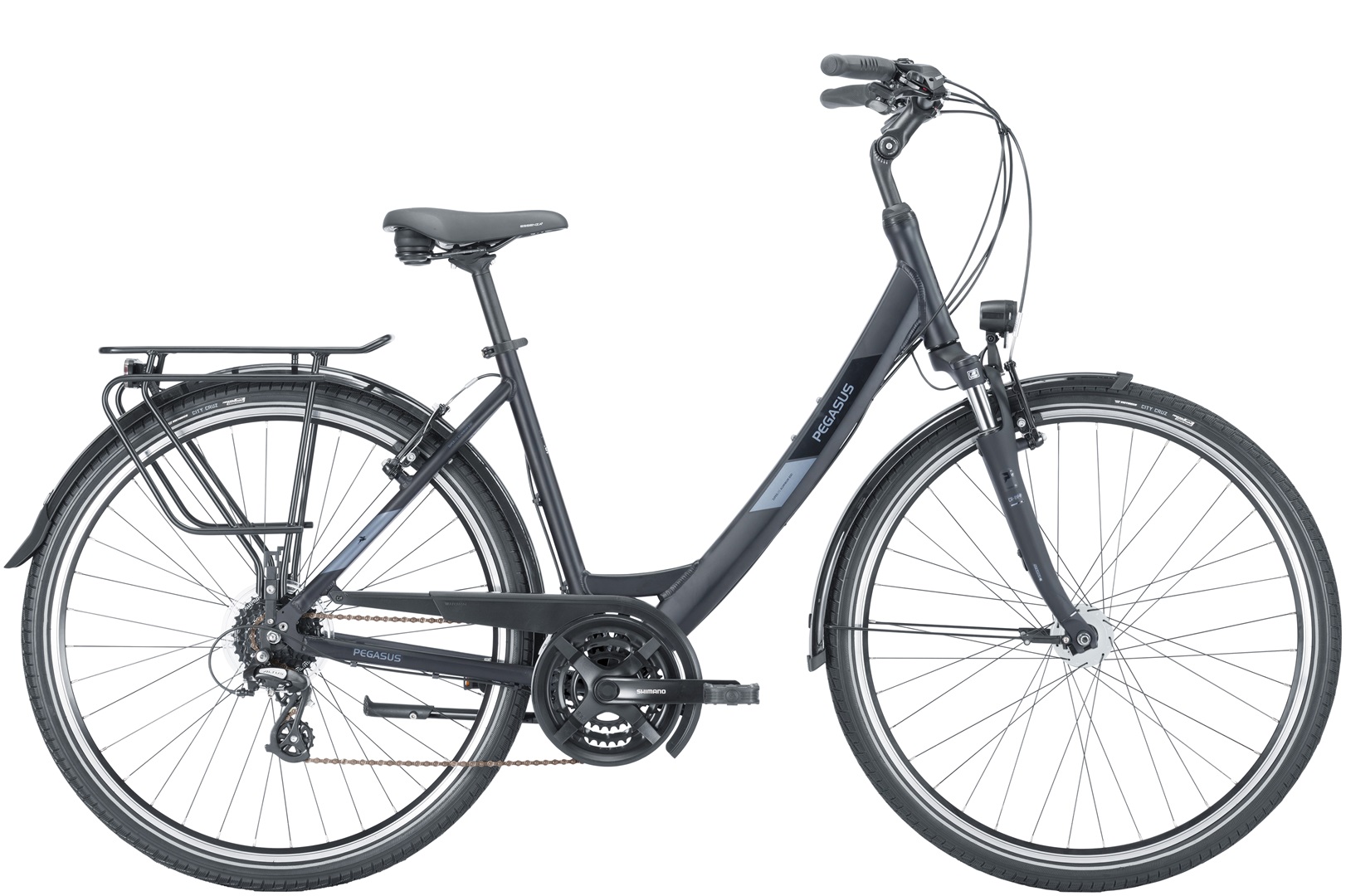 Fahrrad Pegasus Solero SL 24 Damen schwarz 2024 45 cm