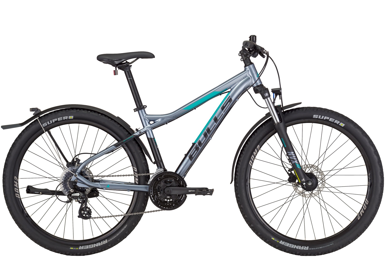 Fahrrad Bulls Zarena Street 1 27,5'' Damen grau 2024 46 cm