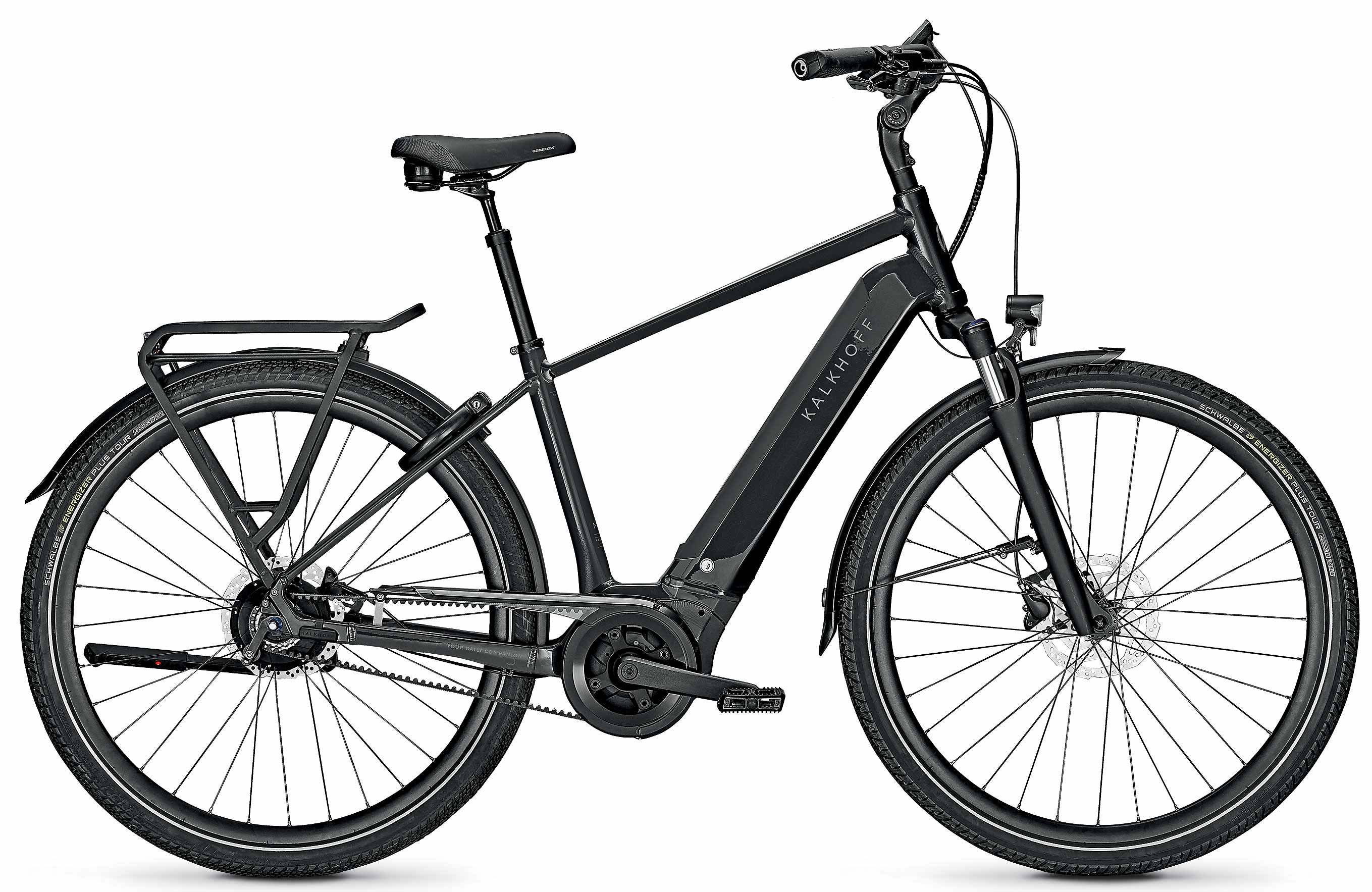 E-Bike Cityrad Kalkhoff Image 3.B Excite RT 625 Wh Herren schwarz 2023/2024 58 cm