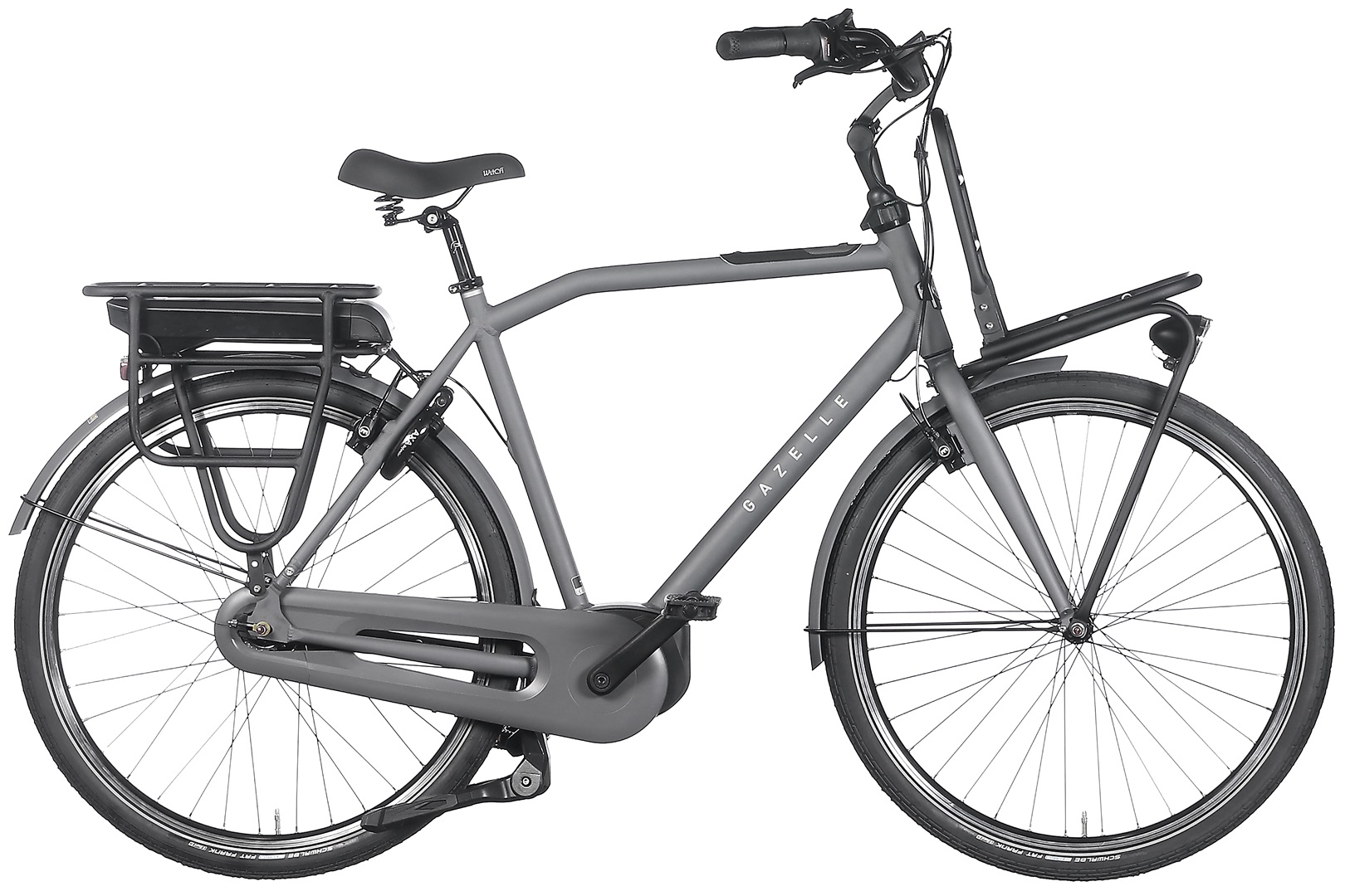E-Bike Gazelle Heavy Duty NL C7+ HMB 500 Wh Herren grau 2024 54 cm