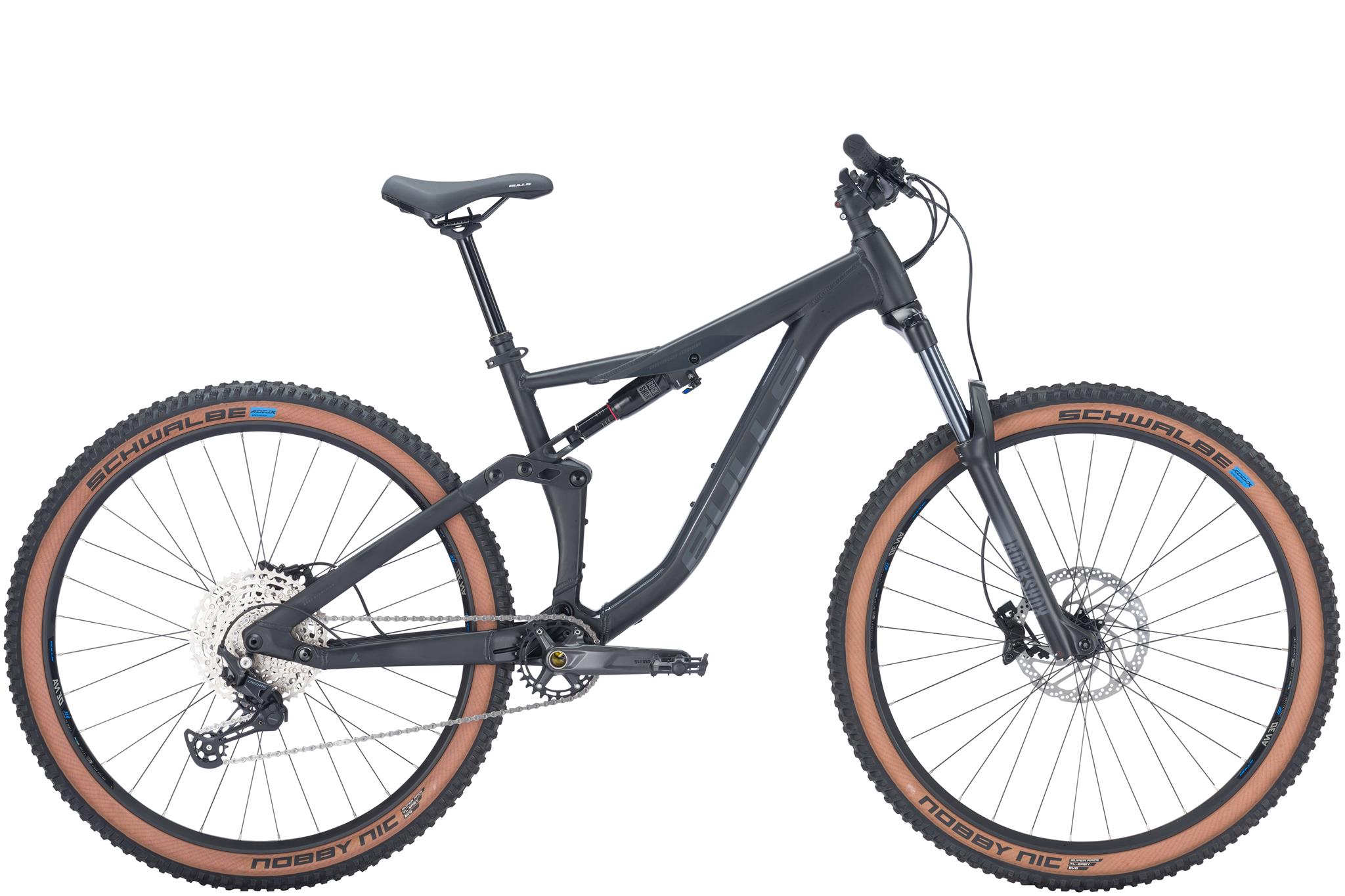 Mountainbike Bulls Copperhead FSX 2 29'' schwarz 2024 41 cm