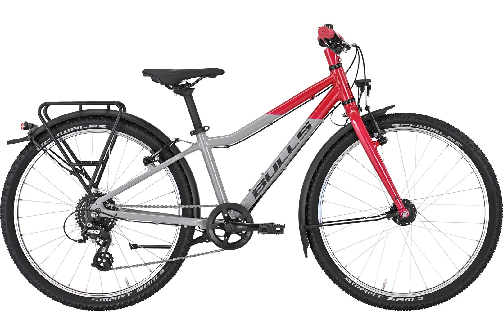 Fahrrad Bulls Tokee Lite Street 24'' 8-Gang Jungen grau 2025 31 cm