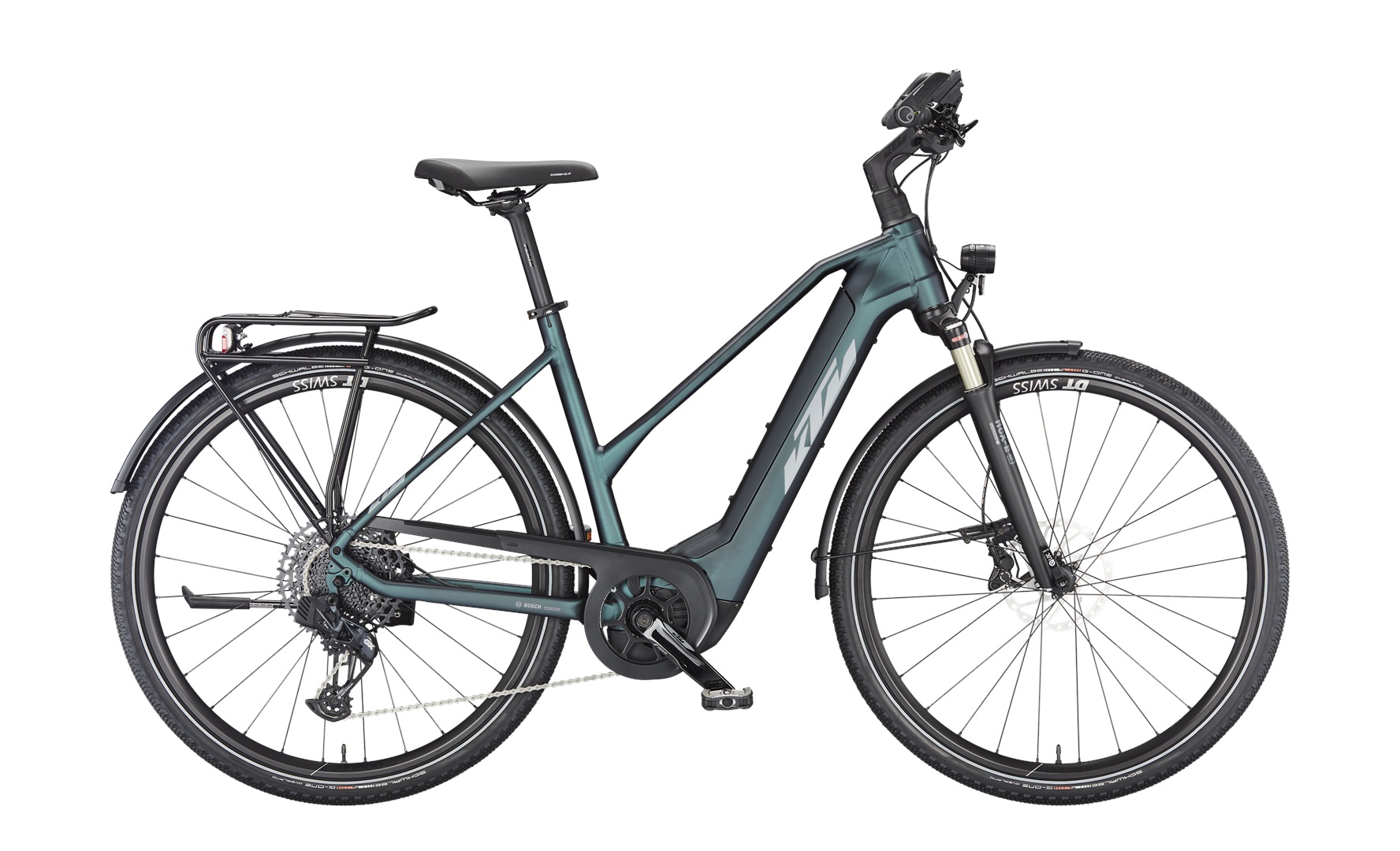 E-Bike KTM Macina Sport 710 750 Wh Damen Trapez grün 2025 56 cm