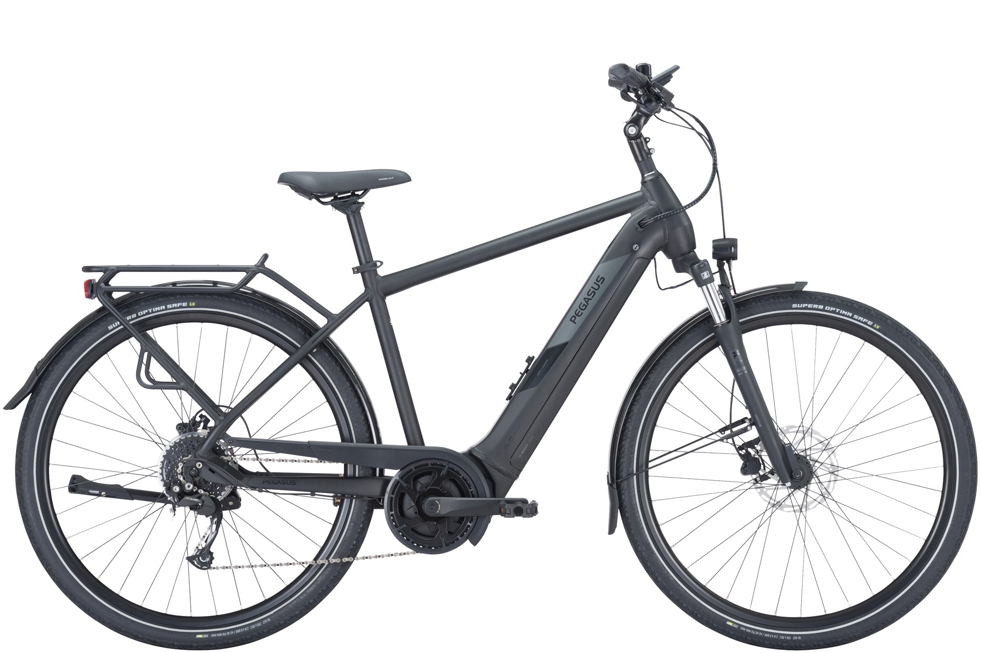 E-Bike Pegasus Solero Evo 9 625 Wh Herren schwarz 2024 45 cm
