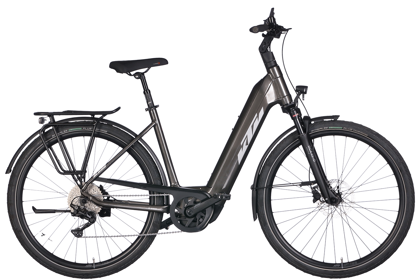 E-Bike KTM Macina Style 740 750 Wh Damen grau 2025 43 cm