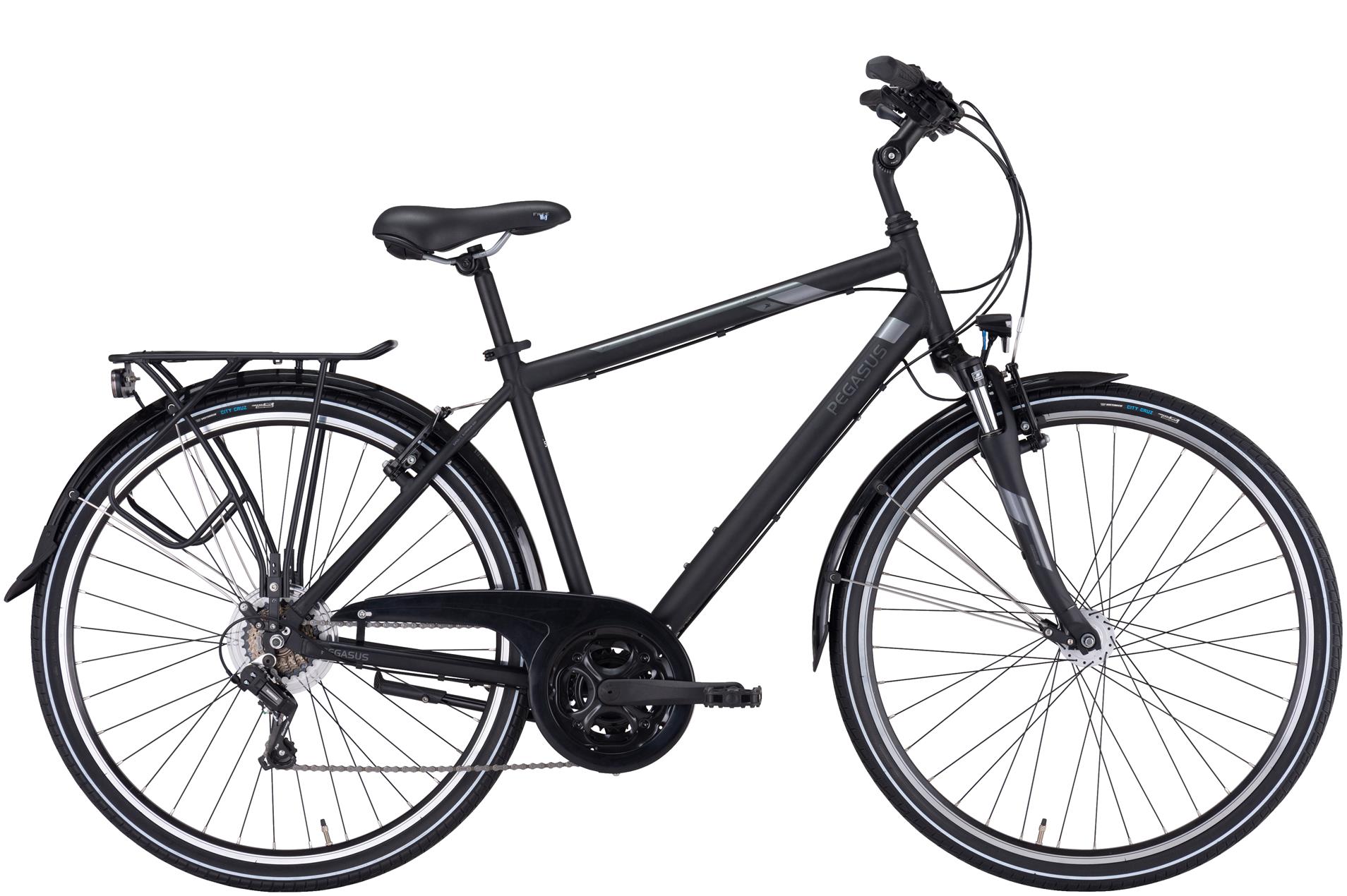 Fahrrad Pegasus Piazza 21 Herren schwarz 2024 55 cm
