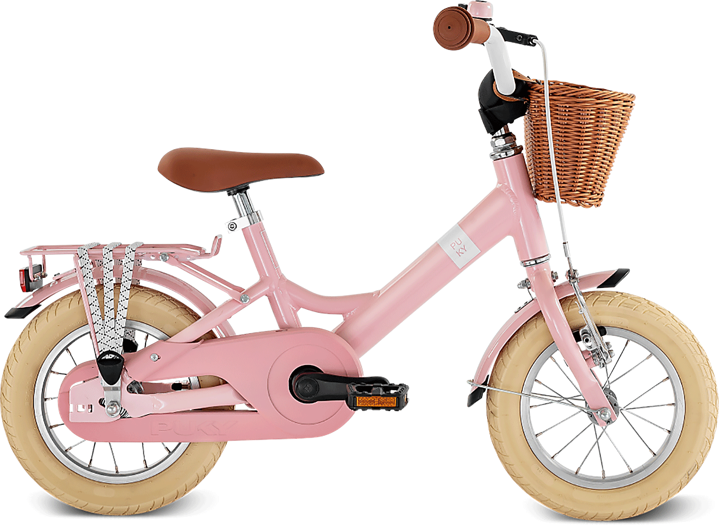 Youke Classic 12 Kinderfahrrad Retro Rose - 12" Alurahmen, V-brake + Rücktritt