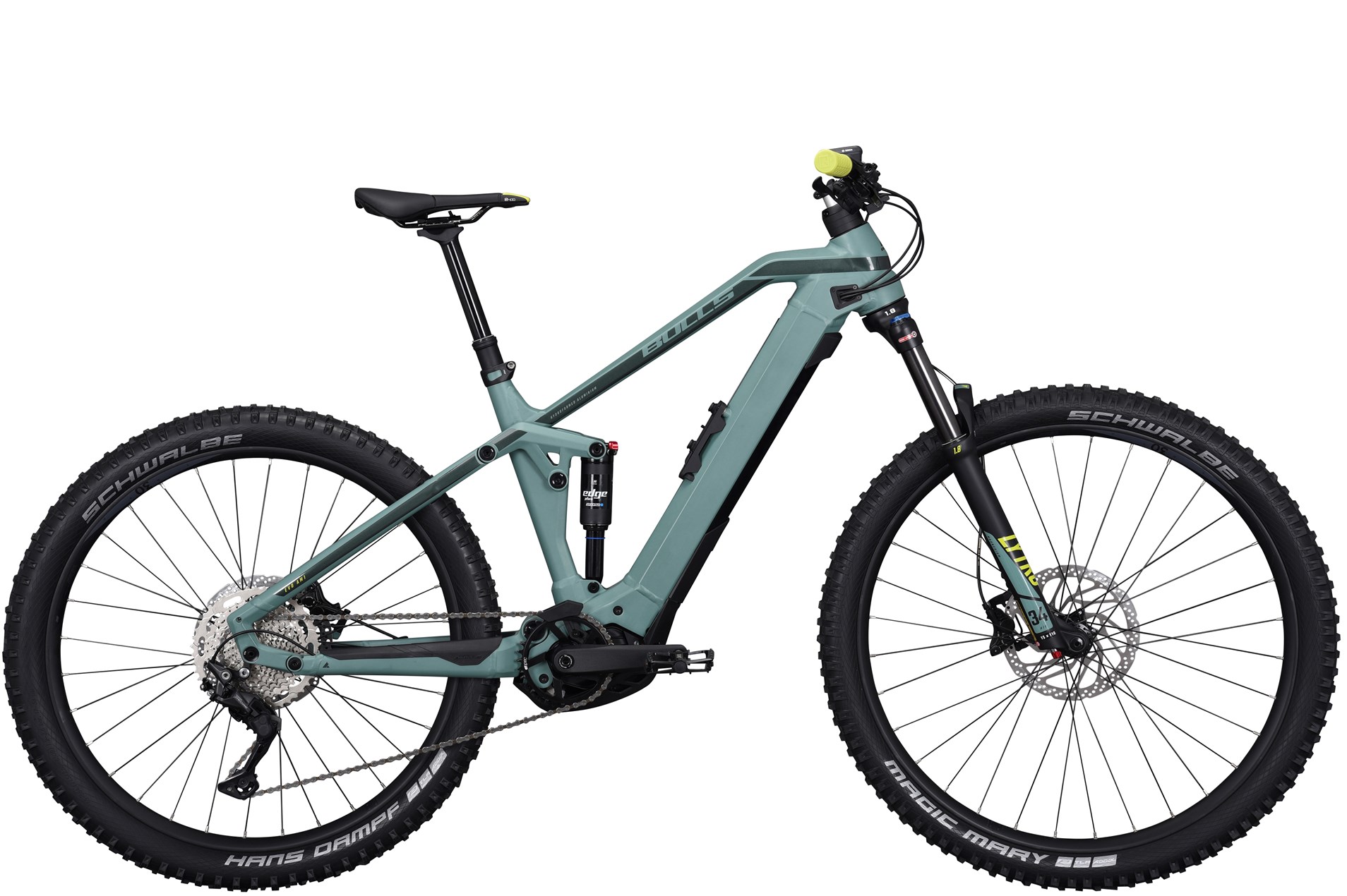 E-Bike Bulls Sonic EVO AM 1 29''/27,5'' 750 Wh grün 44 cm