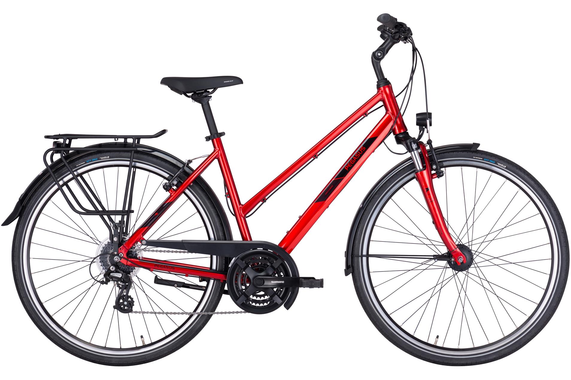 Fahrrad Pegasus Solero SL 24 Damen Trapez rot 2022/2023 60 cm