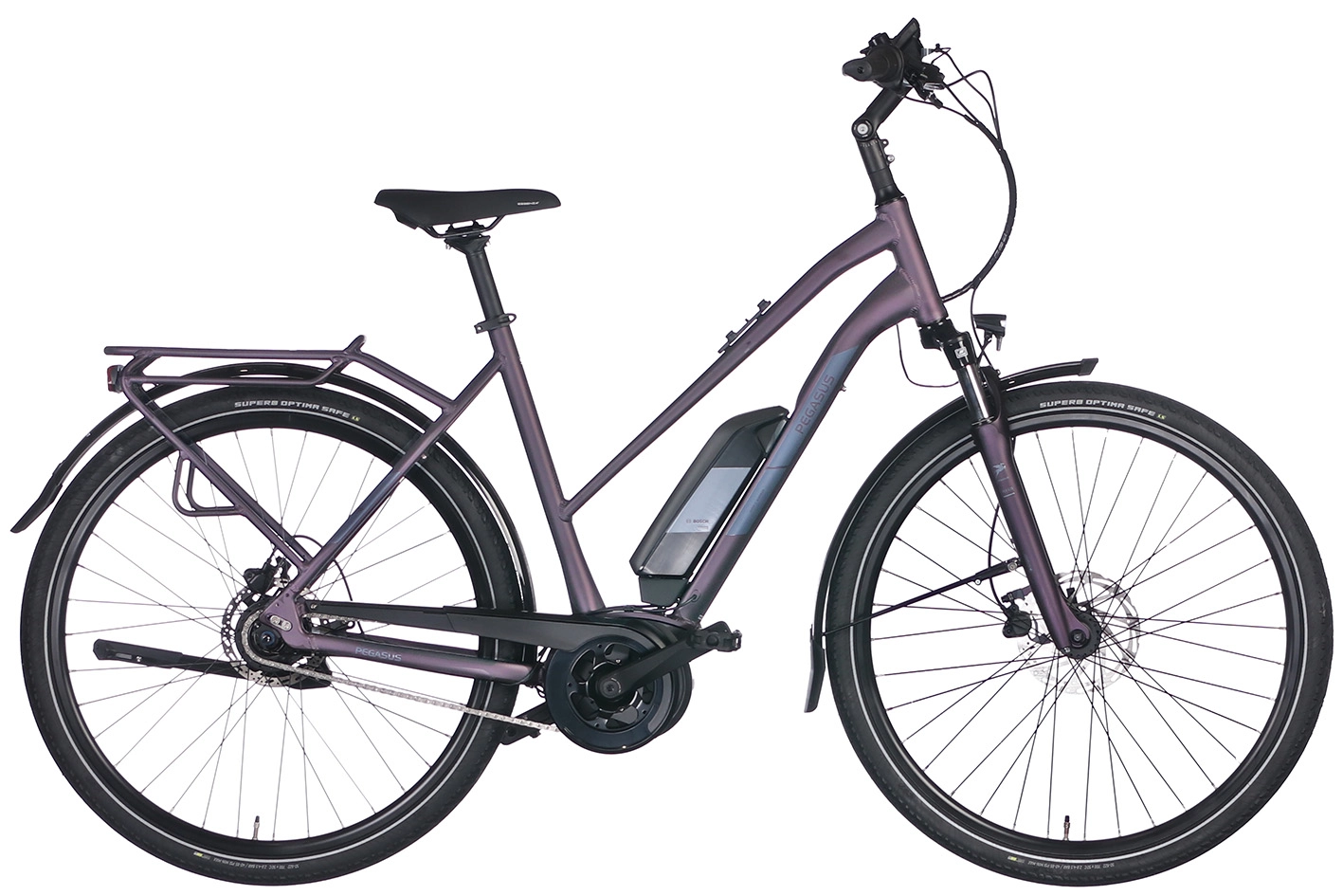 Pegasus Solero E8R Plus 400 Wh Damen Trapez lila 2024