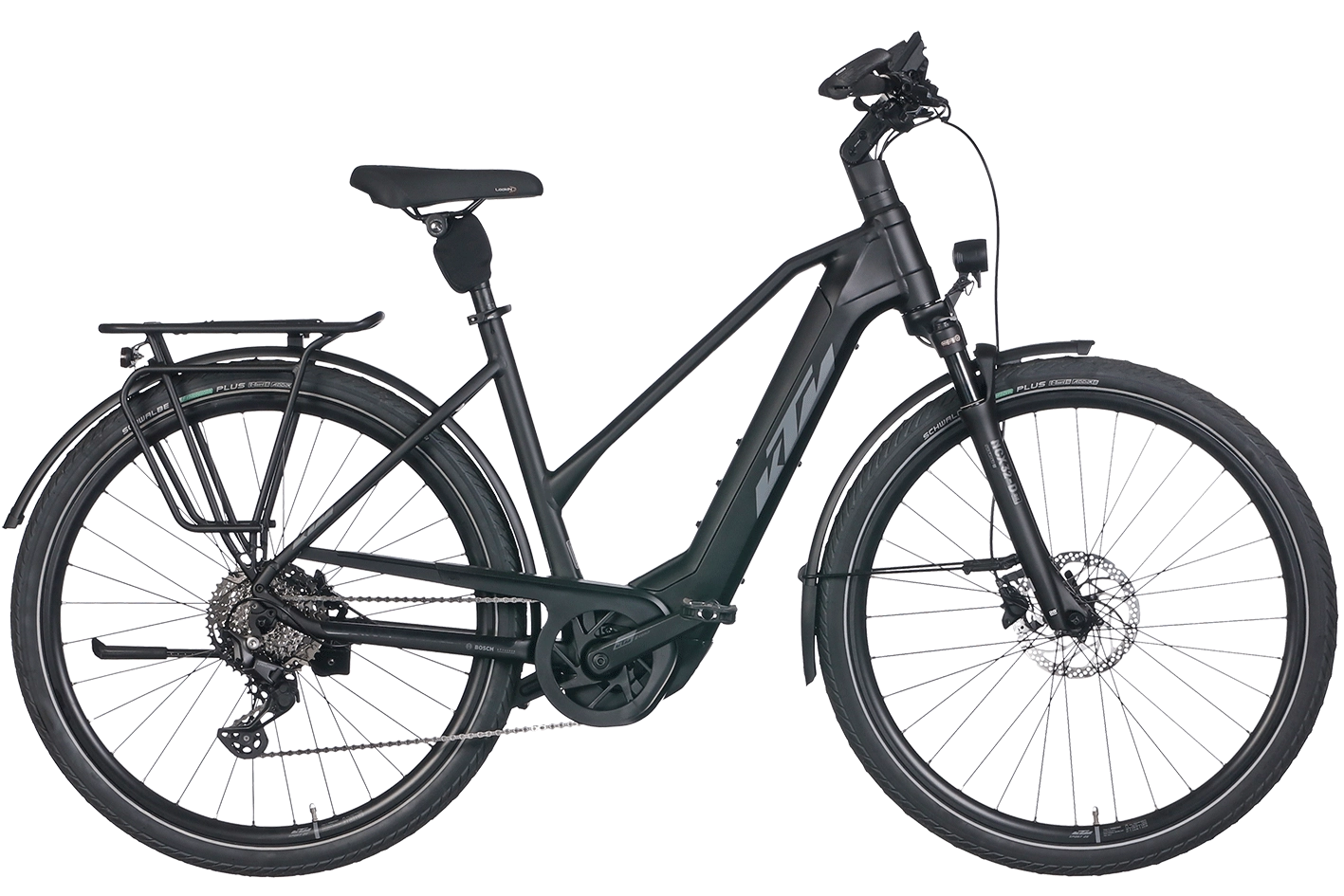 KTM Cento 10 Plus 750 Wh Damen Trapez schwarz 2024