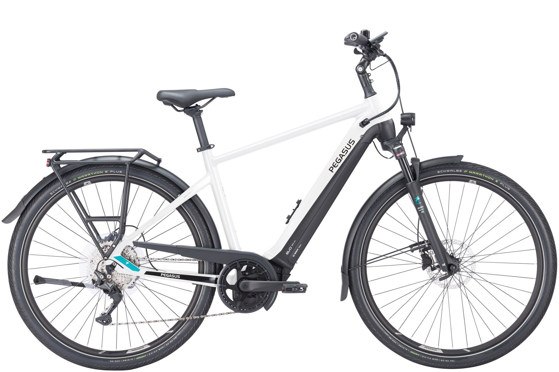 E-Bike Pegasus Premio Evo 10 lite 750 Wh Herren weiß 2024 60 cm