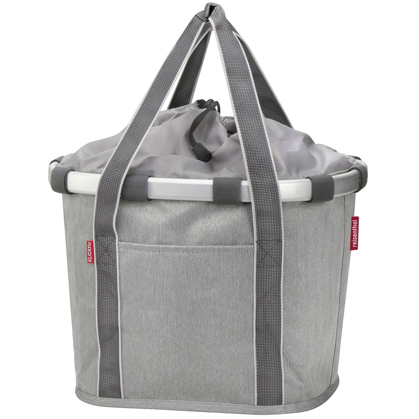 Reisenthel Bikebasket Lenker-Korb herringbone grey Reisenthel Bikebasket Lenker-Korb herringbone grey