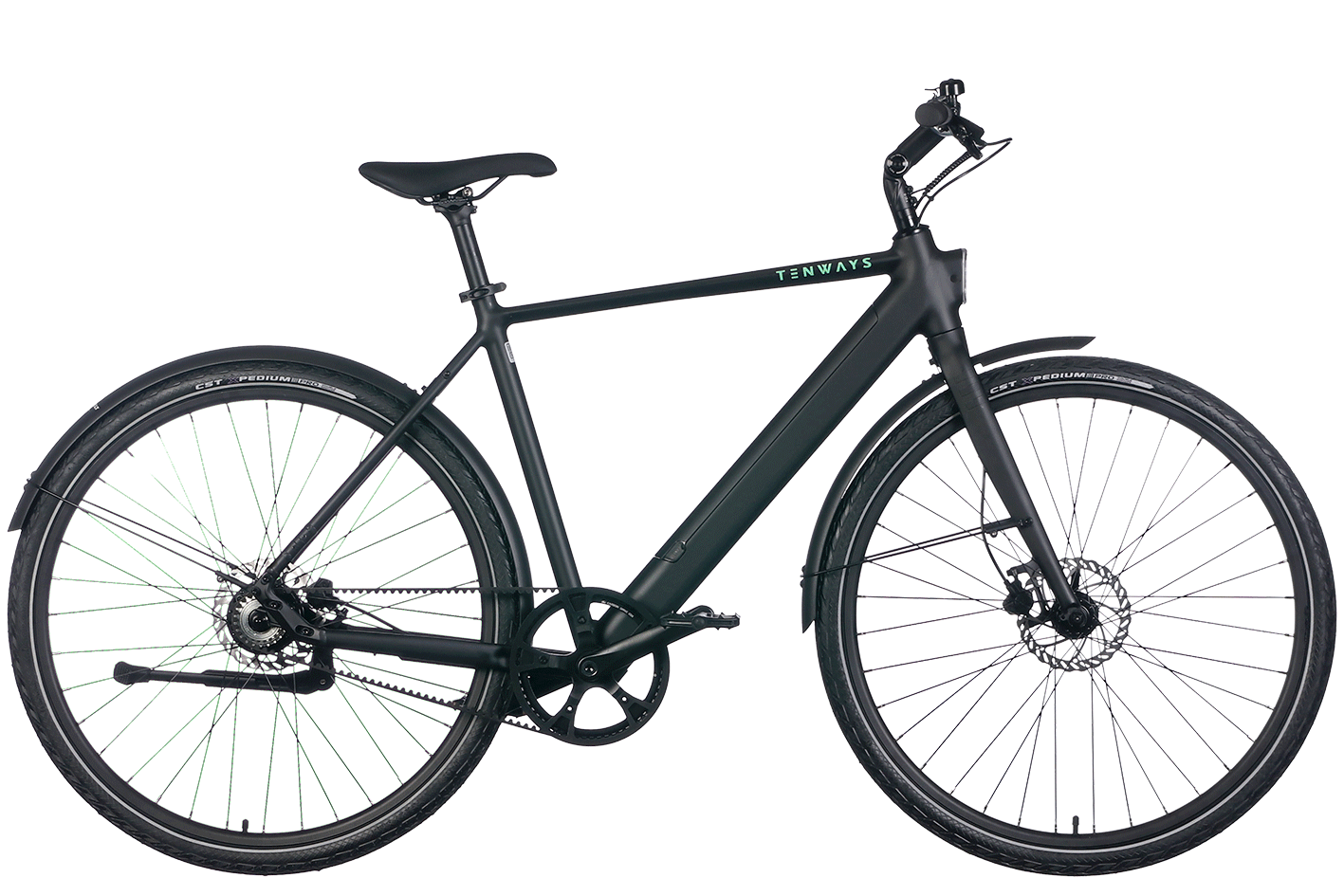 E-Bike Tenways CGO600Pro 360Wh Herren schwarz 2024 58 cm