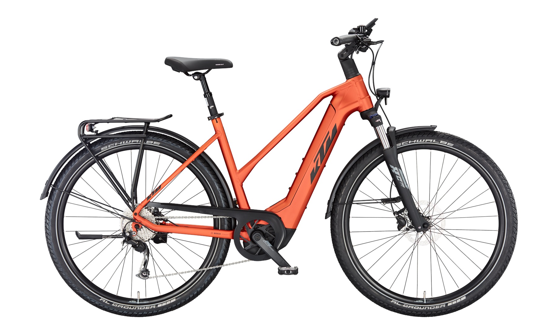 E-Bike KTM Macina Gran 610 625 Wh Damen trapez orange 2025 51 cm
