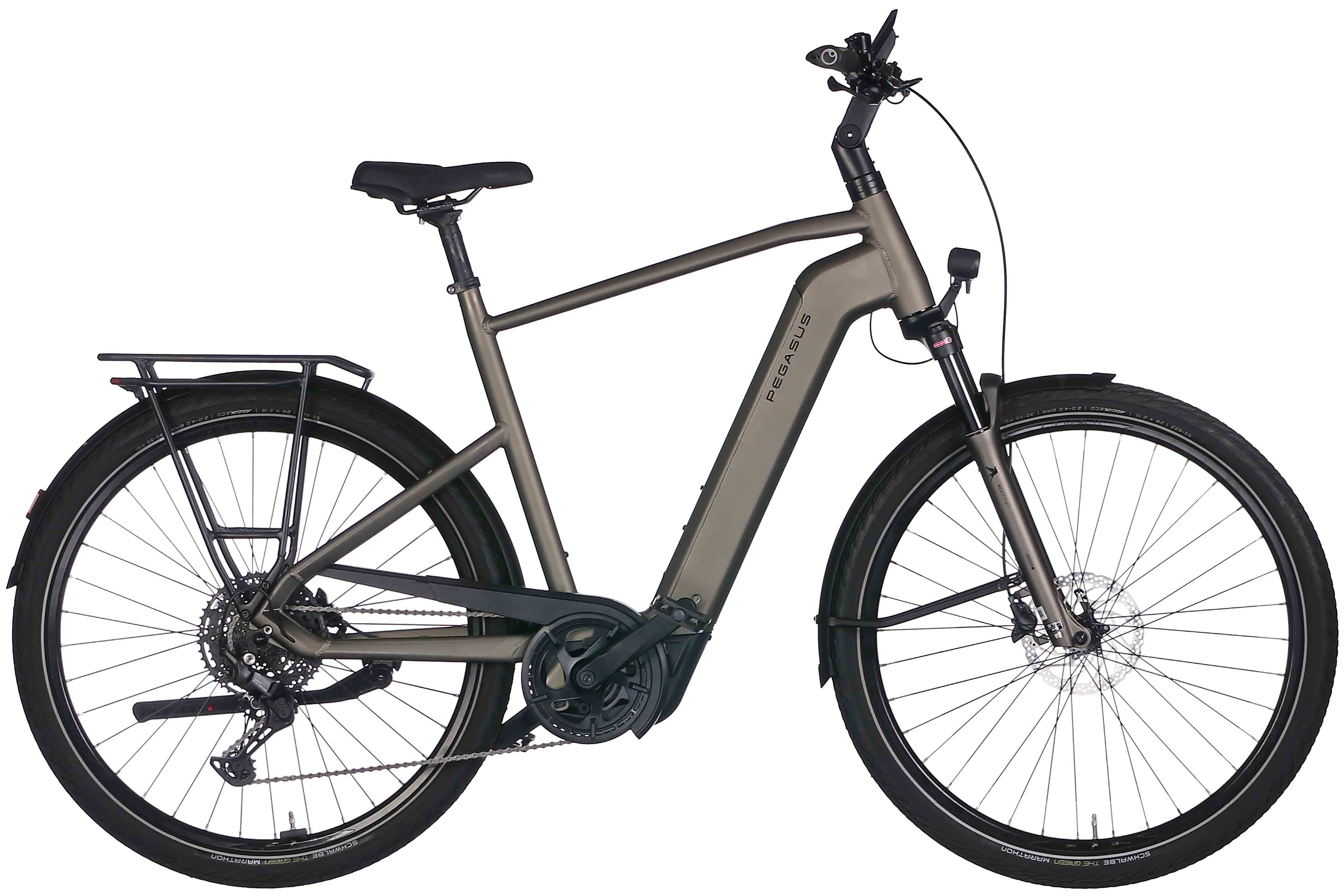 E-Bike Pegasus Premio EVO 10 Lite 800 Wh Herren braun 2025 55 cm
