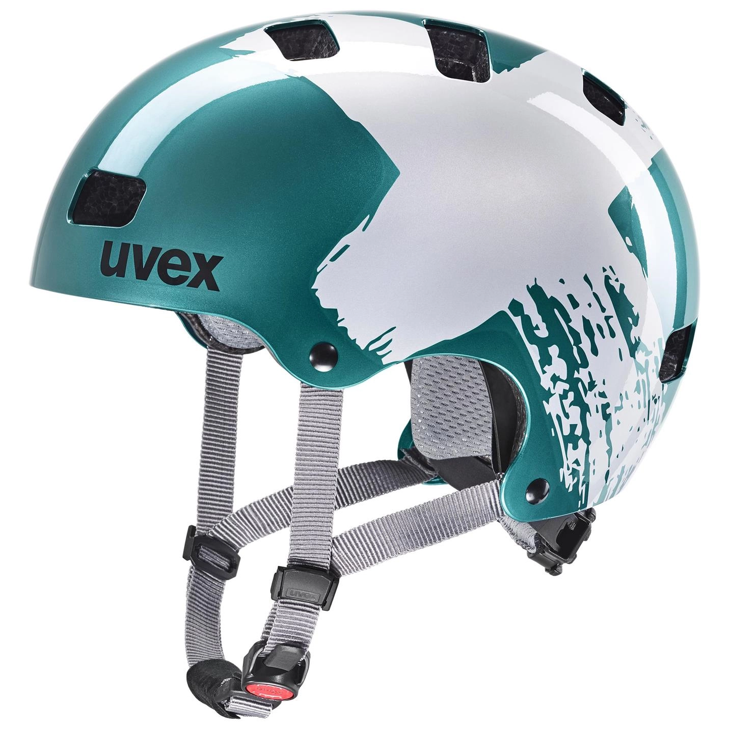 Uvex kid 3 teal-silver