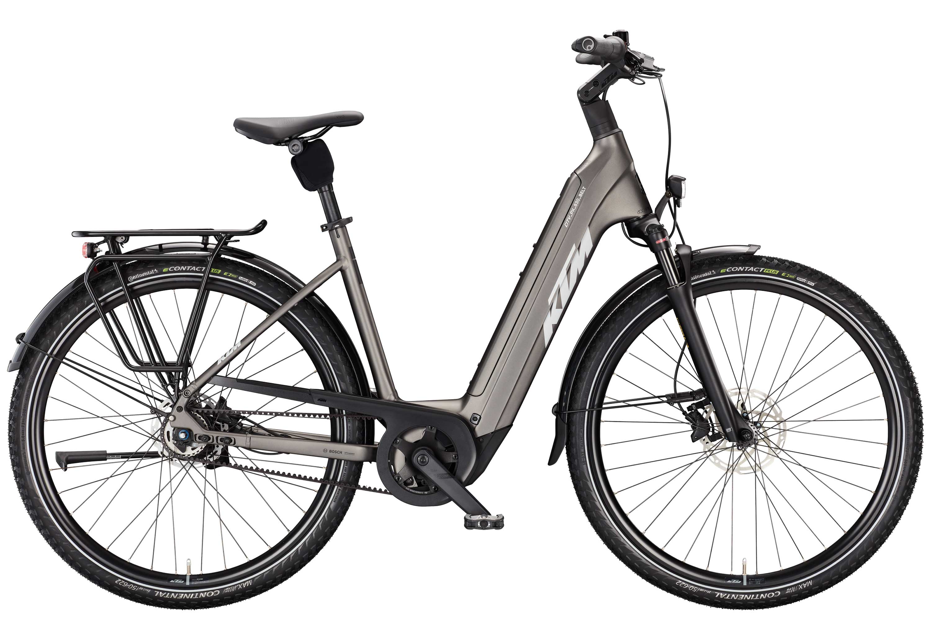 E-Bike KTM Macina City PX 830 Belt Damen grau 2026 51 cm