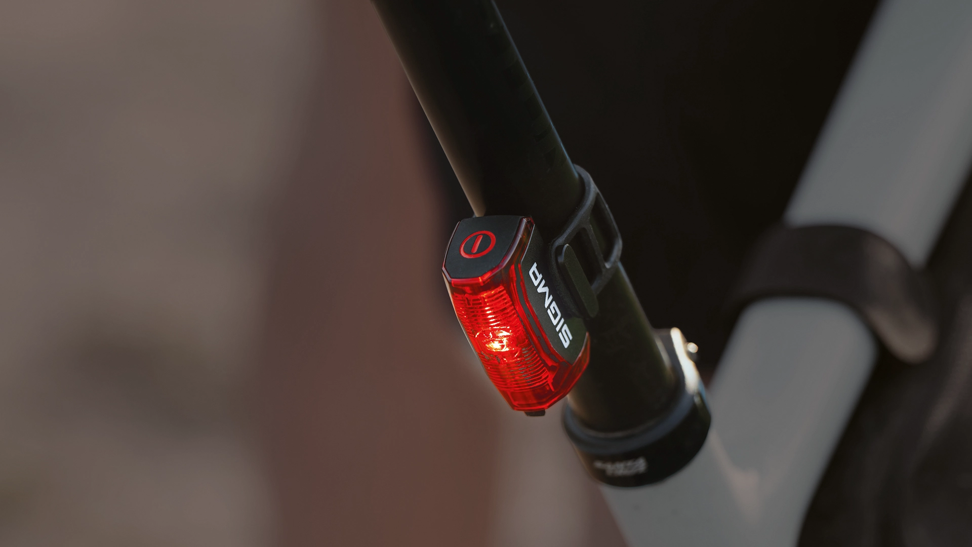 Fahrrad-Rücklicht am Bike