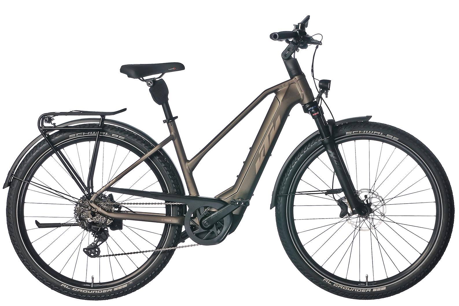 E-Bike KTM Macina Gran 710 750 Wh Damen trapez braun 2025 46 cm