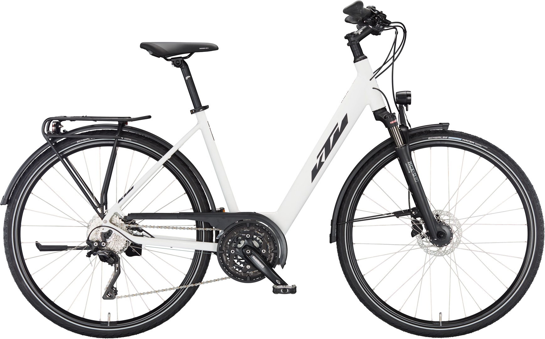 Fahrrad KTM Veneto Light Disc Damen weiß 2024 56 cm