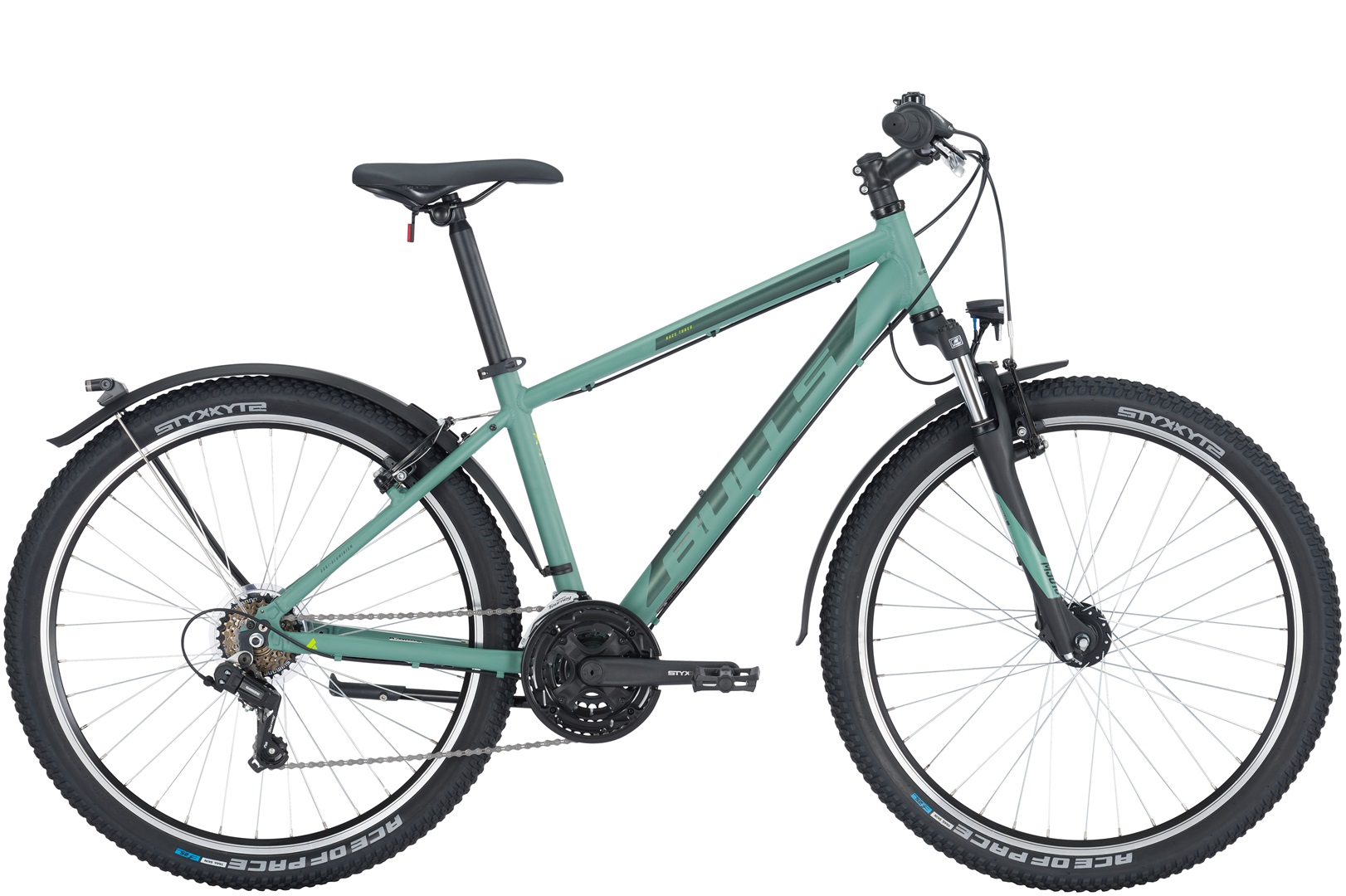 Fahrrad Bulls Wildtail Street 26'' 18-Gang grün 2024 41 cm