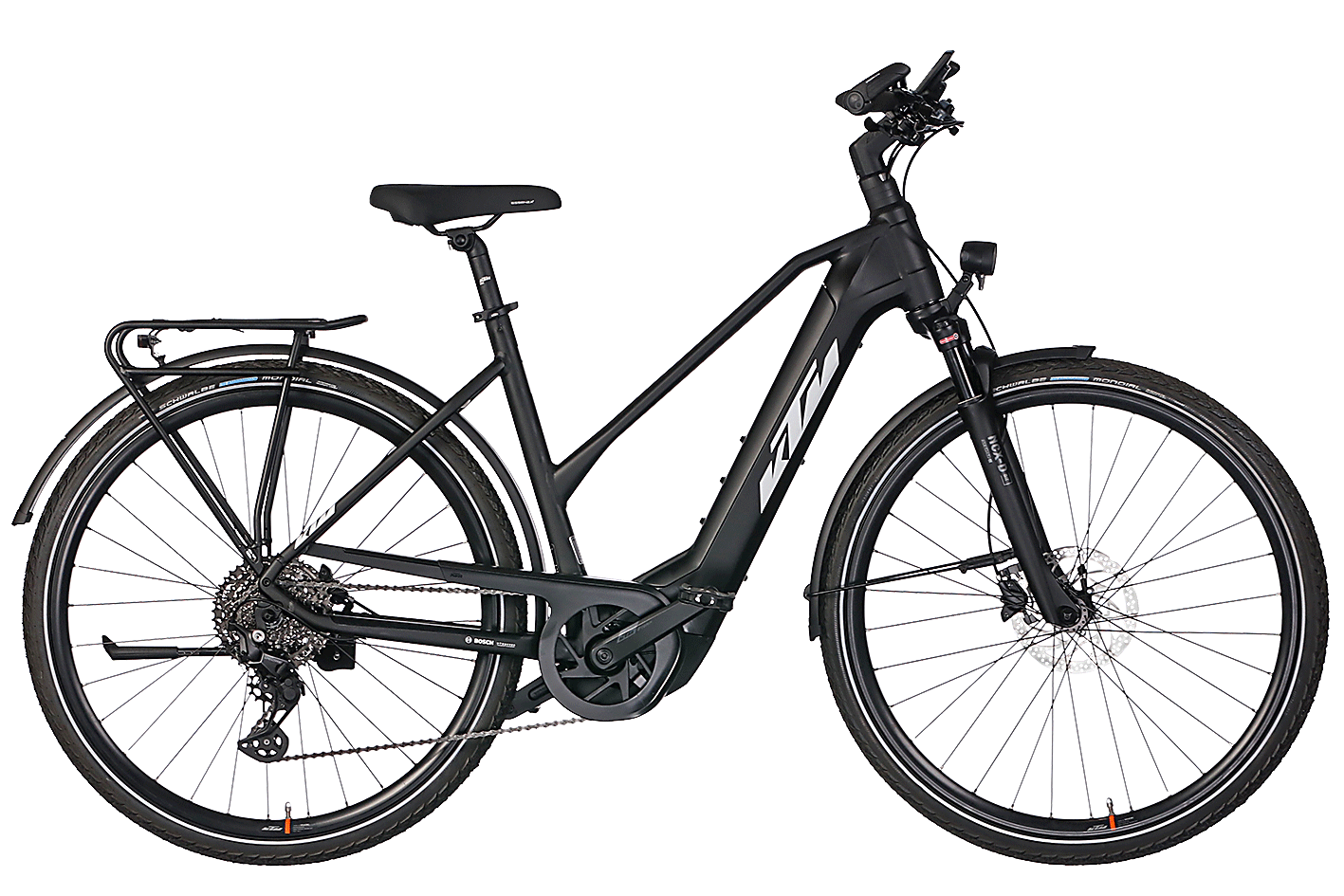 E-Bike KTM Power Sport 10 625 Wh Damen Trapez schwarz 2024 51 cm
