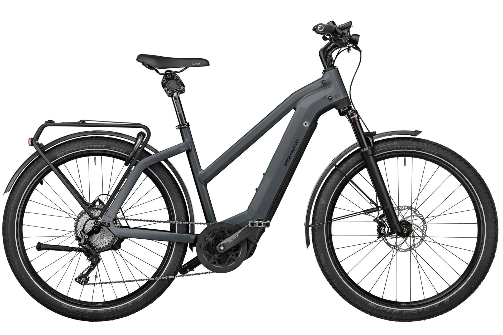 Riese & Müller Charger3 GT touring 625 Wh Damen Mixte blau