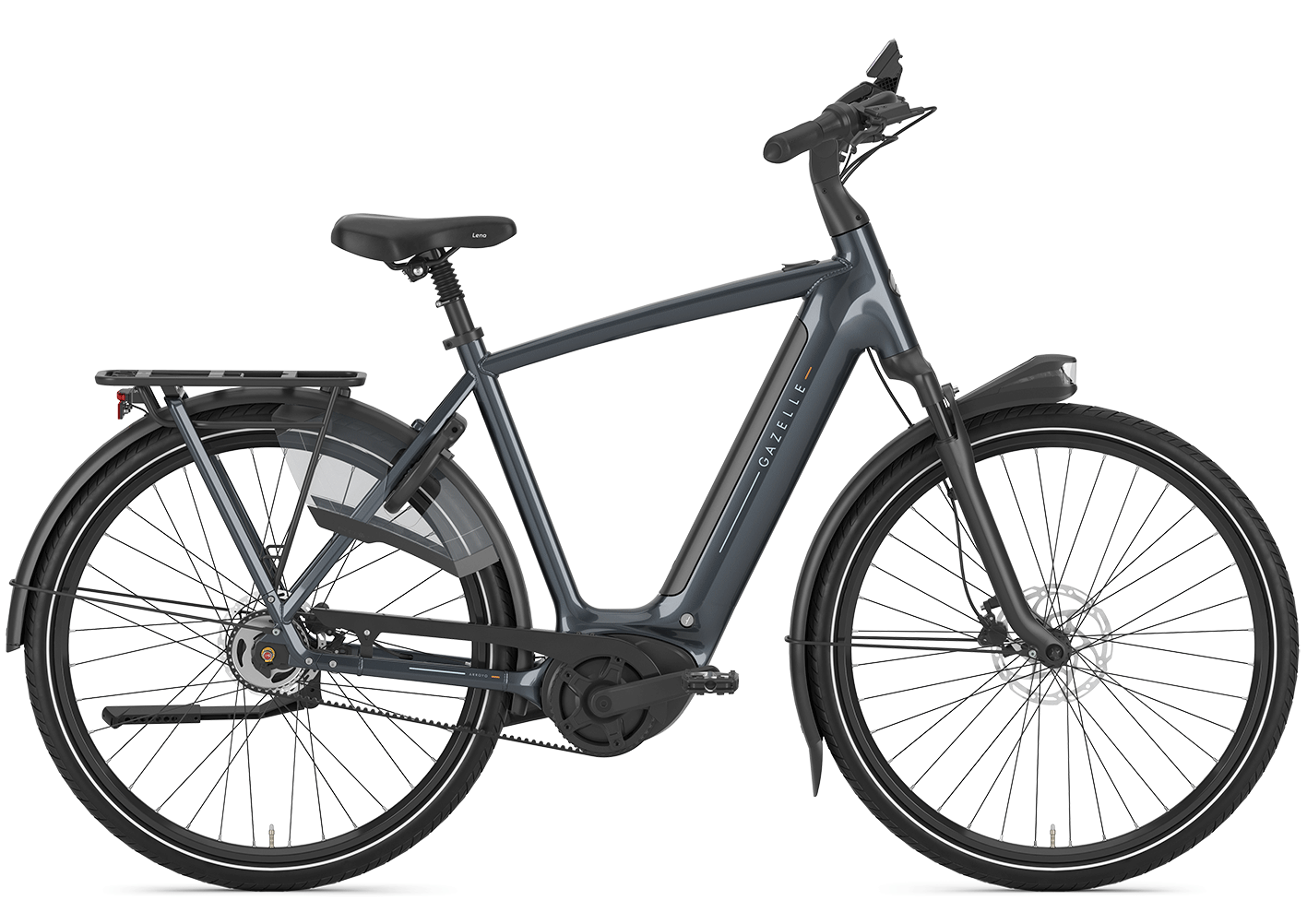 E-Bike Hollandrad Gazelle Arroyo C5 Elite 600 Wh Herren grau 2025 61 cm