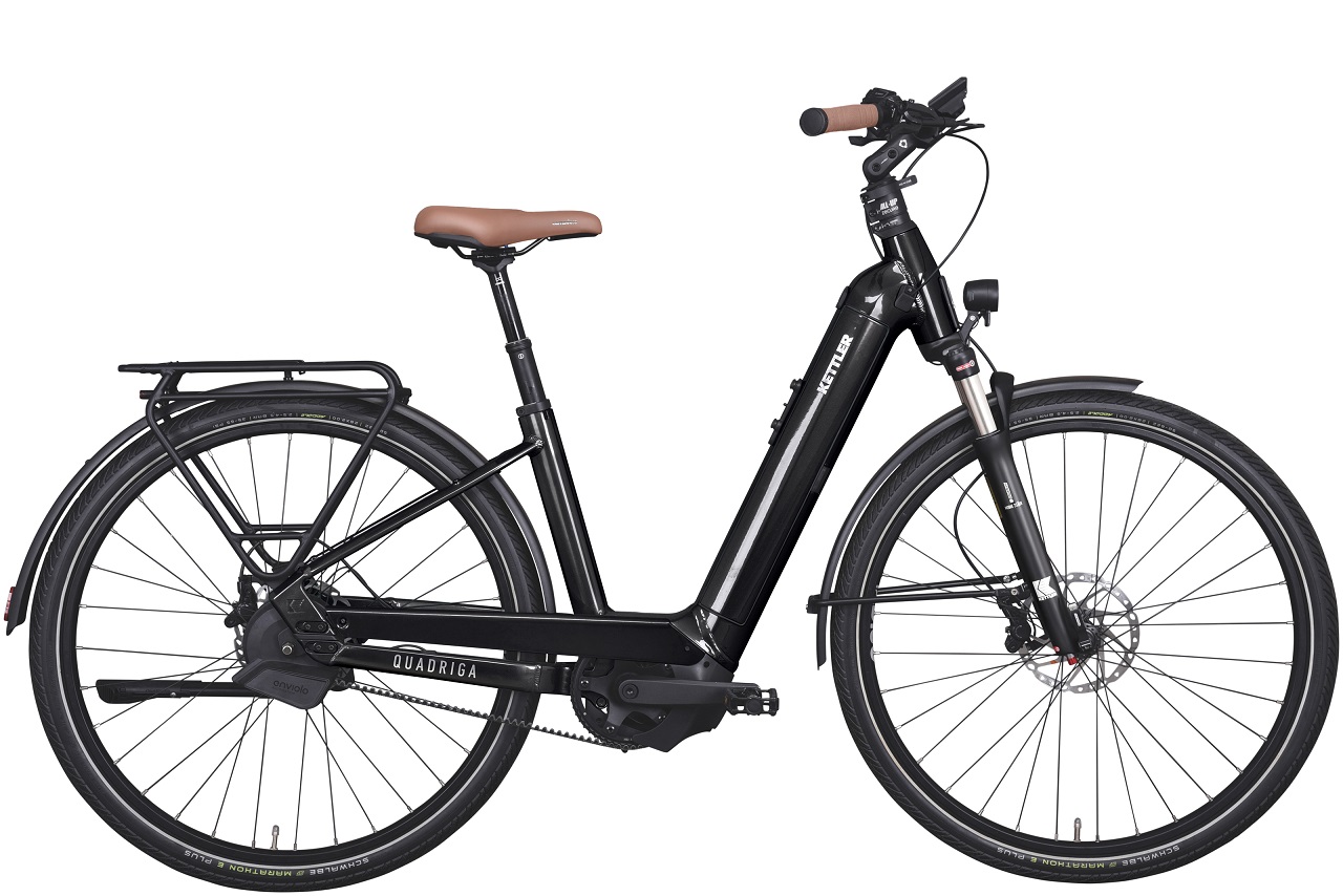 E-Bike Kettler Quadriga Pro Belt Automatic 750 Wh Damen schwarz 202 43 cm
