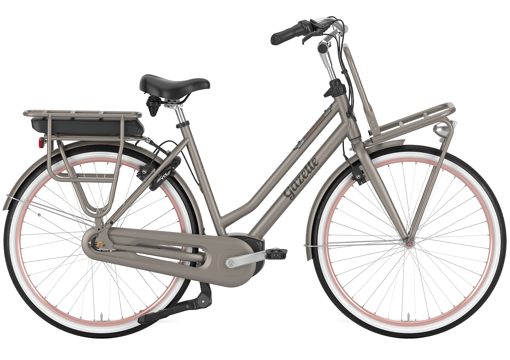 E-Bike Gazelle Miss Grace C7+ RT 500 Wh Damen grün 2025 59 cm