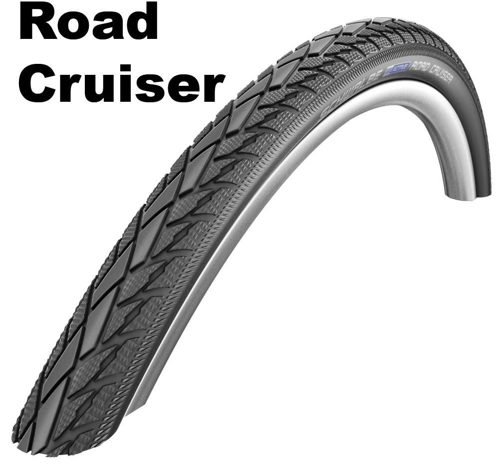 Road Cruiser Reifen 28x1.60 (700x40c) Etrto 42-622, Active Line, Green Compound, K-guard Pannenschutz, Langlebig & Umweltfreundlich