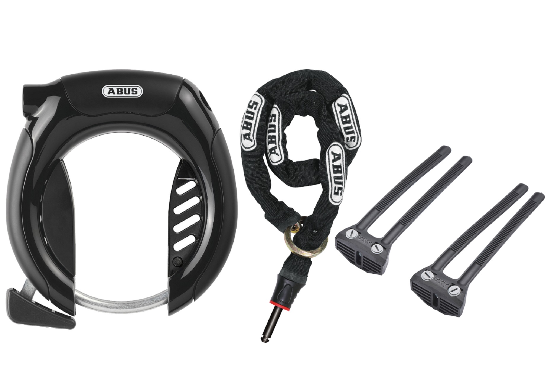 ABUS Pro Shield +Zusatzkette Pro Shield+AXA Flex Bef.
