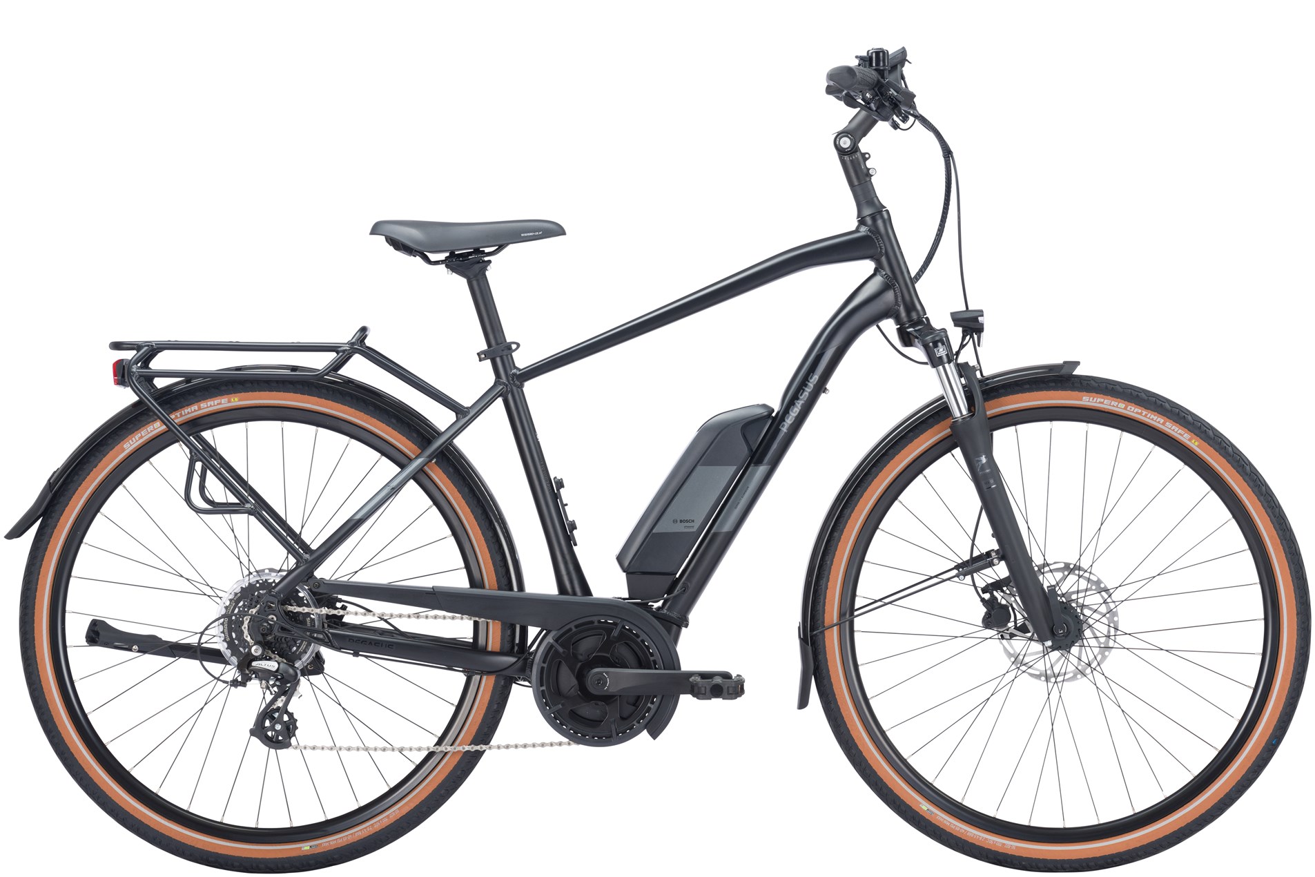 E-Bike Pegasus Solero E8 Plus 500 Wh Herren schwarz 2024 60 cm