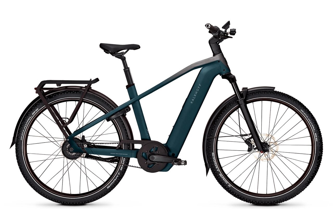 E-Bike Kalkhoff Entice 5+ Advance Belt 800 Wh Herren grün 2025 53 cm