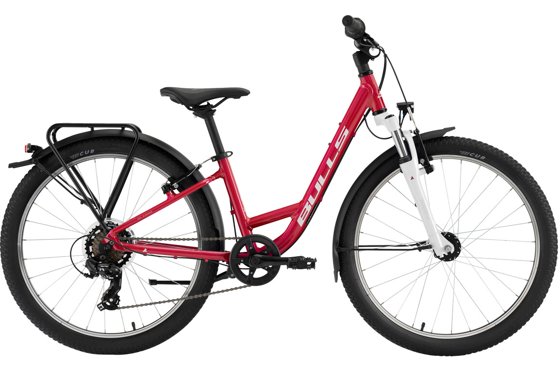 Bulls Tokee Street 24'' 7 Gang outer Mädchen rot 2026