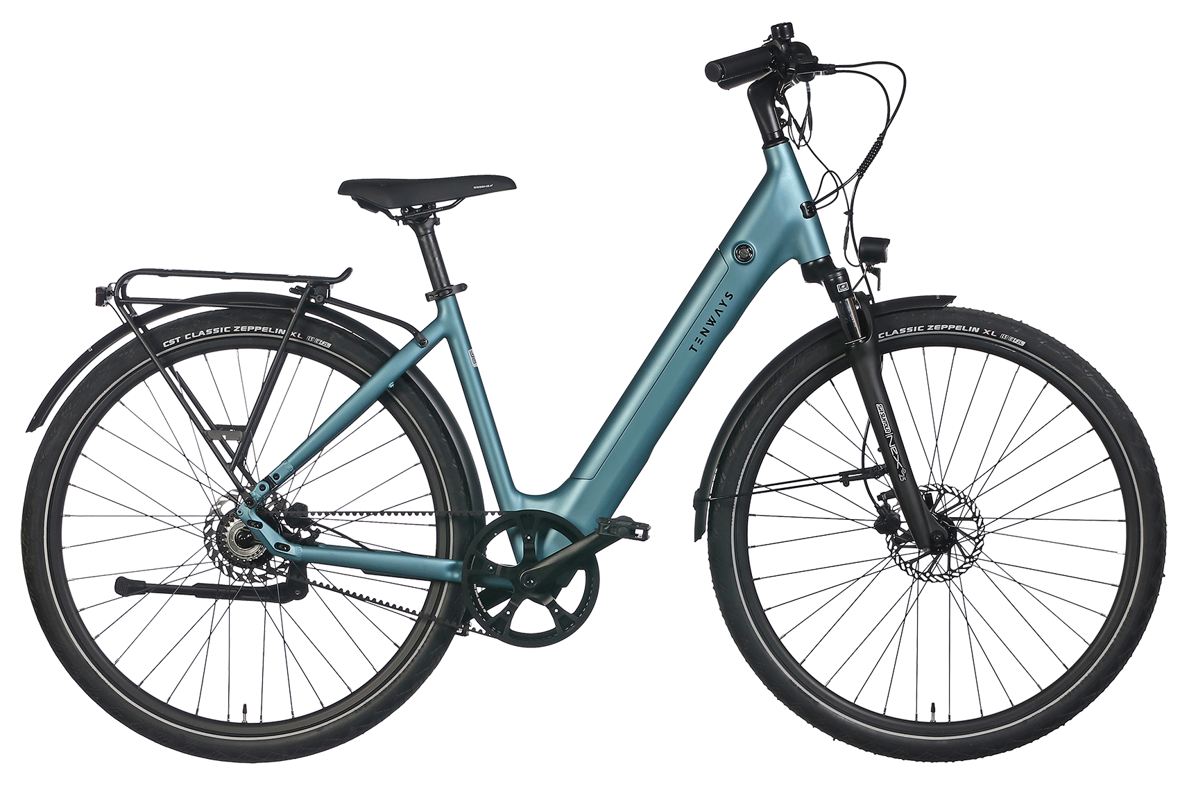 E-Bike Tenways CGO800S 374Wh Damen blau 2024 48 cm